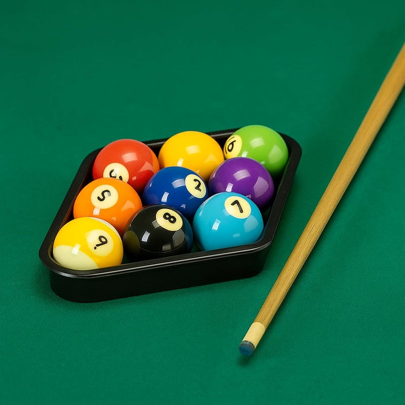 Zelphvt Black Billiards 9 Ball Pool Table Triangle Rack 9-Ball Diamond Pools Ball Racks Plastic Triangle Rack for 2-1/4" Pools Balls Pool Table Accessories - Image 4